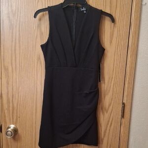 Lulu's Classic Black Mini Dress